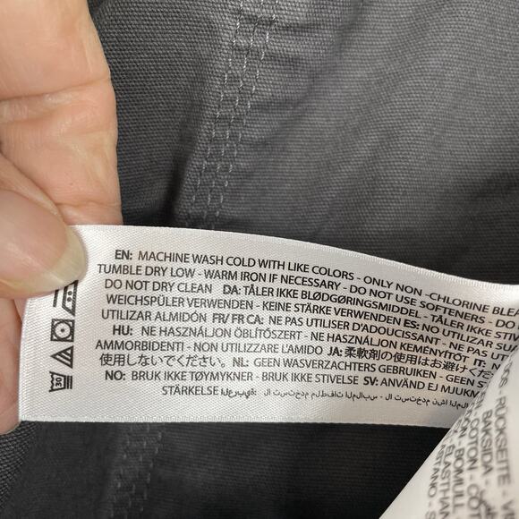 Ariat Rebar M4 Double Front Pants Men 46x30 Gray Canvas Relaxed Straight Utility - Picture 16 of 16